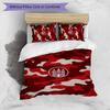 FC St. Pauli Football Printed 3 Pieces Bedding Set, Comfortable Skin Friendly Bedroom Duvet Cover Set