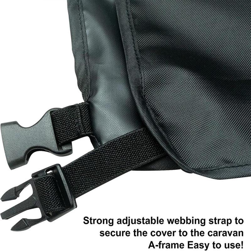 Чехол для прицепного устройства Caravan Hitch Cover из водонепроницаемой ткани Oxford, чехол для прицепного устройства с защитой от ультрафиолета, тент для прицепа Caravan RV, аксессуары для кемпера