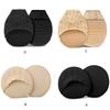 1 Pair Half Toe Socks Women Lace Toe Topper Socks No Show Liner Invisible Toeless Socks Forefoot Non-Slip Insoles Pads