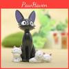 Cat Black Resin Mini Ornament With Handcrafted Style For Friendship Gifts And