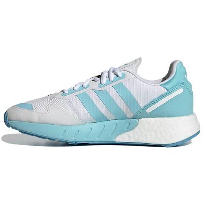 ZX 1K Boost Bold Logo Graphic — Женские кроссовки Hazy Sky Blue Cloud-White Hazy-Blue FX6864