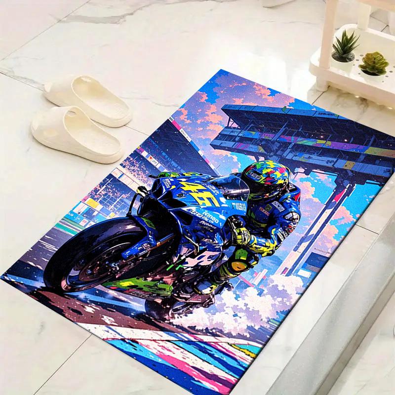 46 Motor Carpet Rug for Living Room Bedroom Home Sofa Decoration,Kids play Non-slip Floor Mat