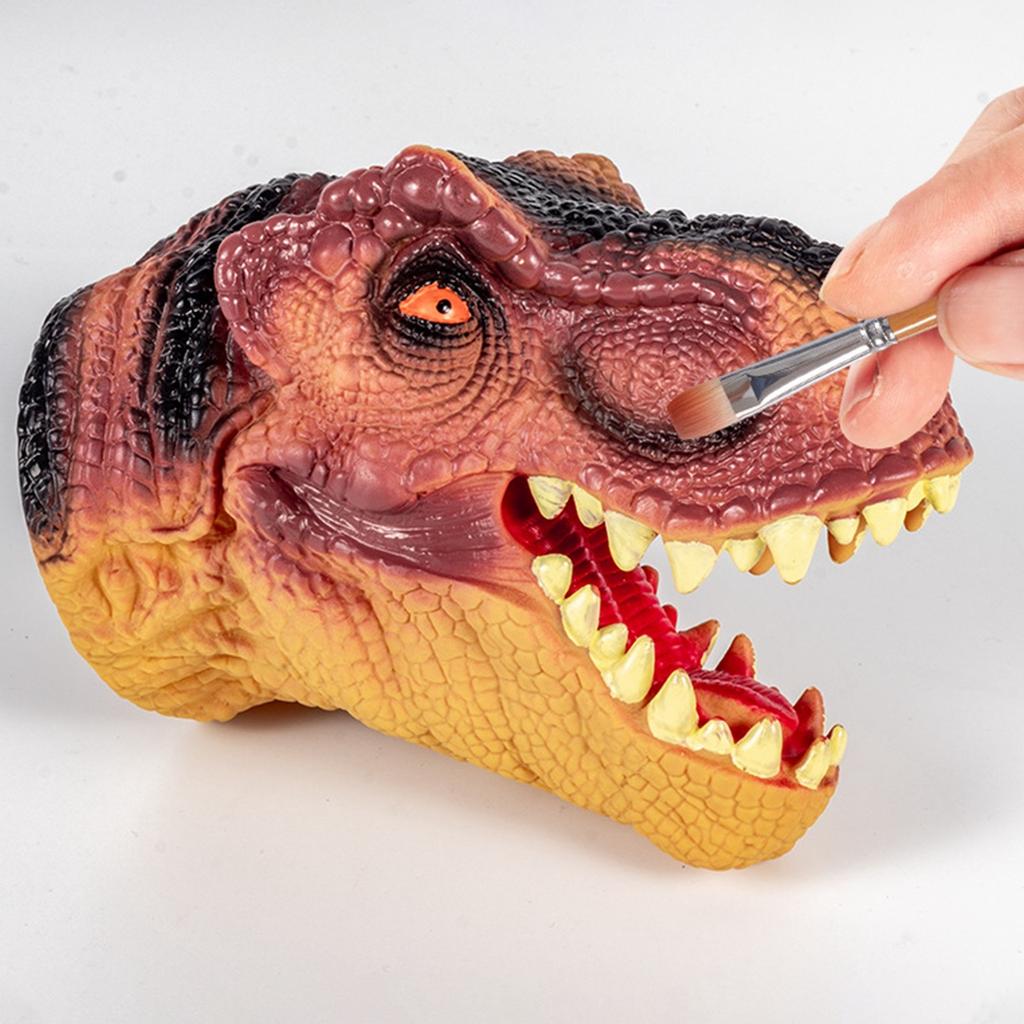 Ручная кукла динозавра, кукла динозавра, резиновая, реалистичная, ручная кукла, игрушки, украшения на Хэллоуин, игрушки