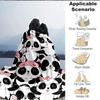 1pc Panda, Cute Blanket Warm, Cozy, And Soft, Suitable for Sofas, Beds, Cars, And Office Use.Perfect for Camping And Travel, Making It a Great Gift fo