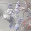 НОВЫЕ 3D Имитация Цветов 40 см Цветная Вуаль Бабочка Масштабная Гигантская Композиция Фон Декор Дорога