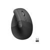 Logitech Lift for Business Vertical Ergonomic Mouse 4000 DPI Graphite