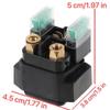1.97 x 1.77 x 1.50 in Starter Solenoid Relay Black Starter Relay Solenoid  for Raptor