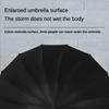 16 костей, полностью автоматический складной обратный зонт, зонт для бизнес-автомобиля, непромокаемый, большой виниловый солнцезащитный зонт