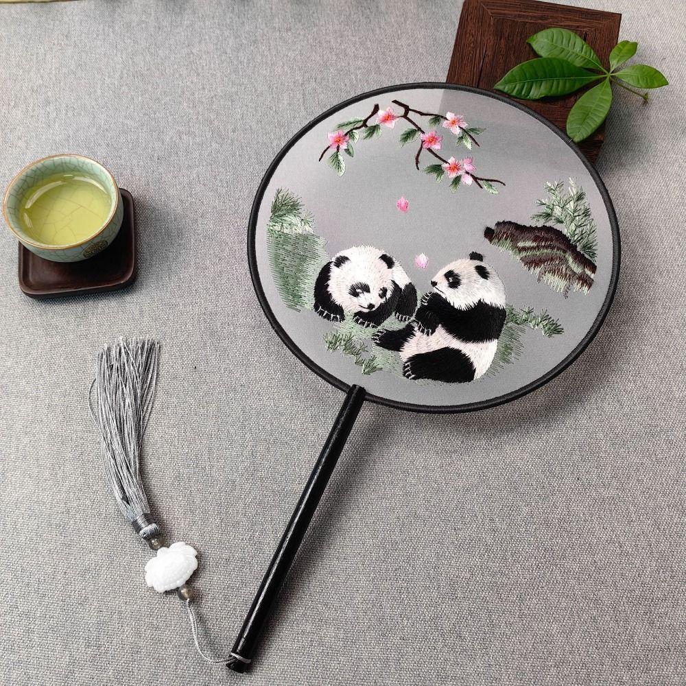 Китайский стиль Китайский древний стиль Круглый веер Креативный веер туань Ханьфу Анимационные аксессуары Ханьфу