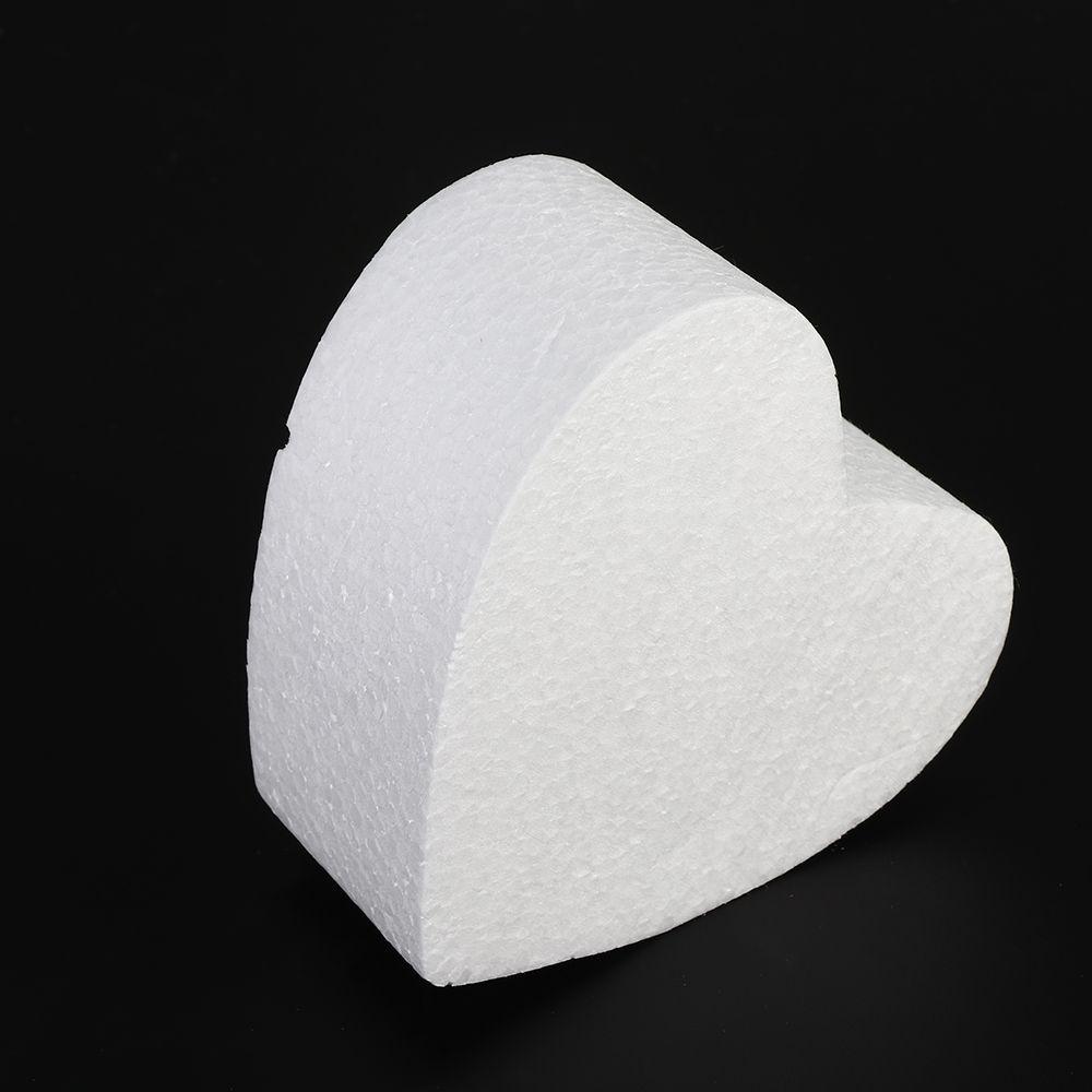 Flower Decor Sugarcraft Dummy Cake Foam Mould Practice Model Polystyrene Styrofoam Heart Shaped