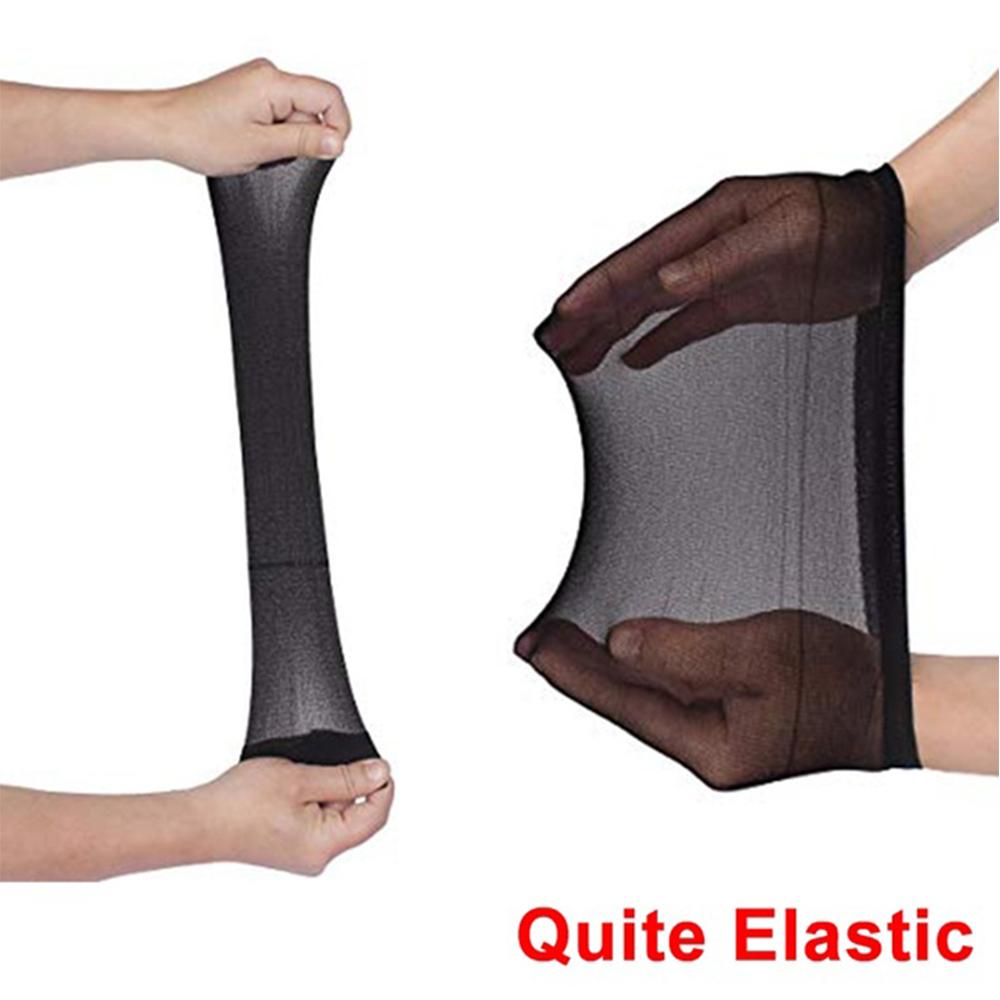 2 шт./лот коричневые плетеные растягивающиеся черные сетчатые чулки сетка для волос парик шапочка аксессуары для волос