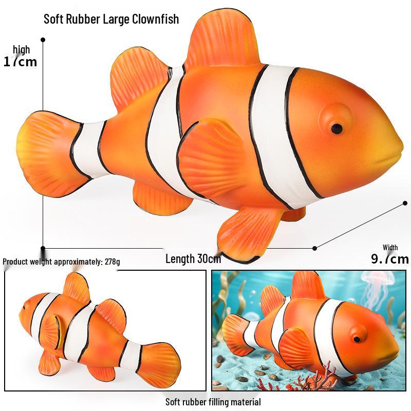 Детские игрушки из мягкой резины в виде морских животных: Модели косатки, белой акулы, белухи, синего кита, дельфина, кашалота