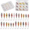 Spoon Trout Mountain Stream Lure Spoon Set 2g 3g 5g Zinc Alloy Blade Fishing 24 Pieces Lure Set 2.5
