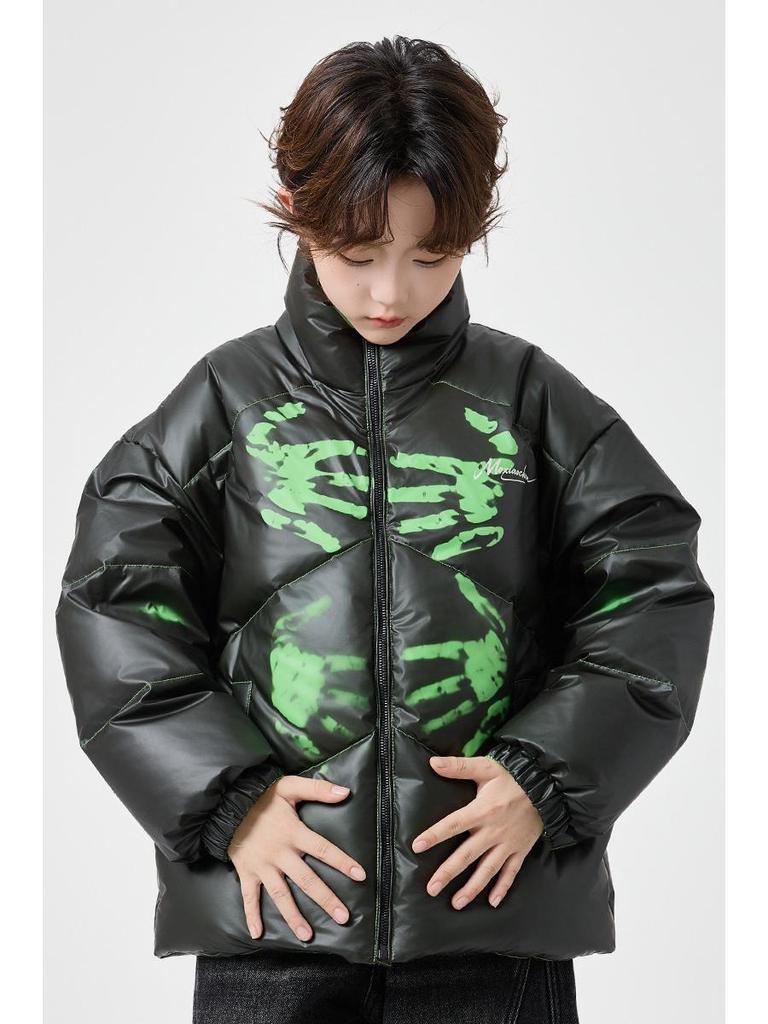 2026 Trendy Temperature-Sensitive Boys' Puffer Jacket: 90% White Duck Down for Older Children.