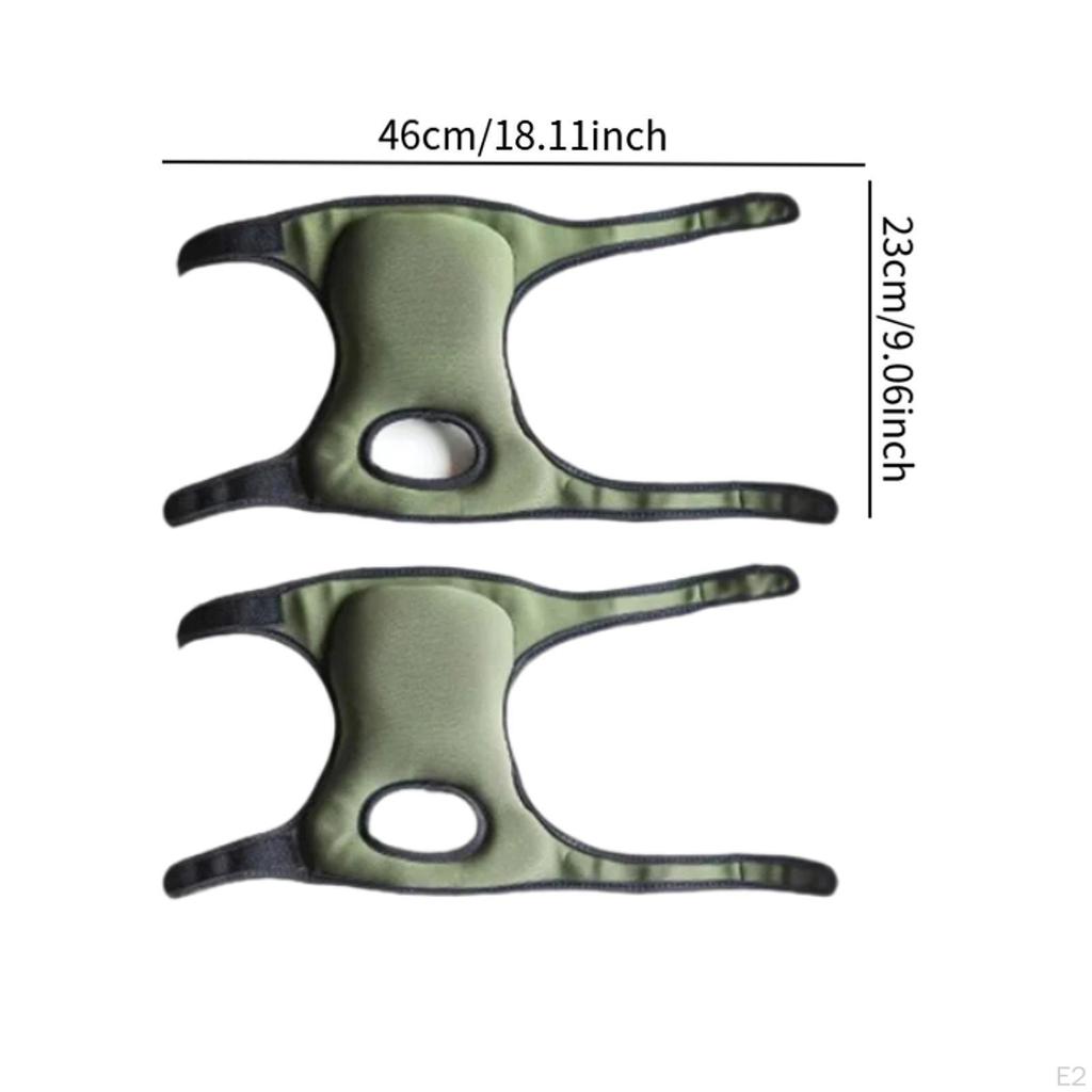 2 штуки садовые наколенники регулируемый ремешок напольные наколенники протекторы для спортсменов