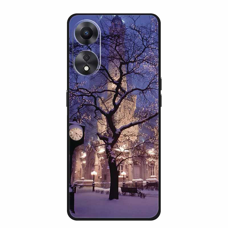 Чехол для OPPO A78 5G Модный силиконовый мягкий ТПУ задняя крышка для Oppo A58 A58X 5G OPPOA78 5G Чехлы для телефонов Ударопрочный CPH2483 Fundas