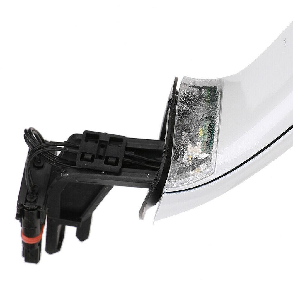 4X Outer Outside Exterior Comfort Access White Door Handle Set For BMW 5 6 7 Series F07 F10 F11 F06 F12 F13 F01 F02 51217231931