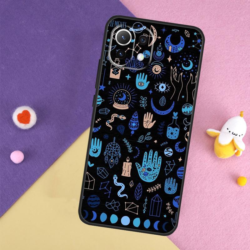 Синий чехол 'Сглаз' для Xiaomi 14T 11T 12T 13T Pro 13 14 15 Ultra POCO X7 Pro X3 X5 X6 F5 F6 M6 Pro
