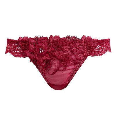 Himico 025 Серия Кружевное белье Стринги, Тонги, Танга, M/L, (ПОВТОРНО-Красный, М)