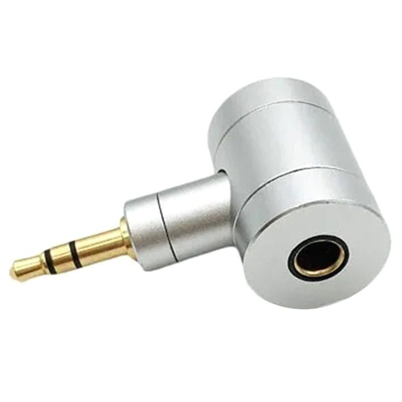 HIFI Угловой сбалансированный адаптер для наушников 4,4 мм для SONY, Музыкальных плееров - DIY Дизайн, 4,4 мм гнездо на 2,5 мм 4-контактный / 3,5 мм 3-контактный штекер