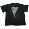 VTG Smashing Pumpkins XL Black Mellon Collie Heart Single Stitch T-shirt REPRINT