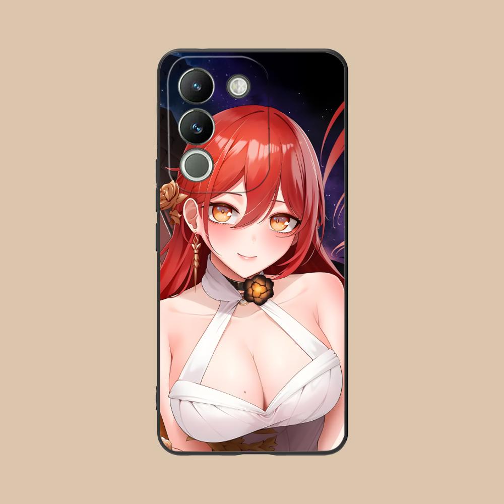 HSR Himeko Матовый ТПУ Чехол для Мобильного Телефона для VIVO V60 V50 V40 V30 V29 V27 V25 V23 Pro Lite 5G Цветной Печатный Чехол