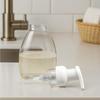 Clear 8.5oz Foaming Soap Pump Bottle, 8.45oz Empty Refill Dispenser for Home & Bathroom Use