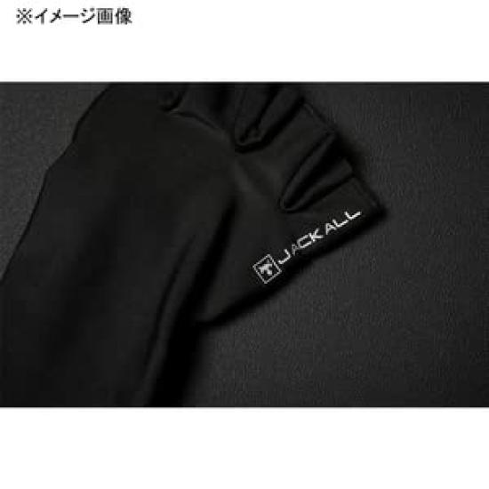 Jackall Охлаждающие перчатки с защитой от УФ-лучей, Размер L, Черные