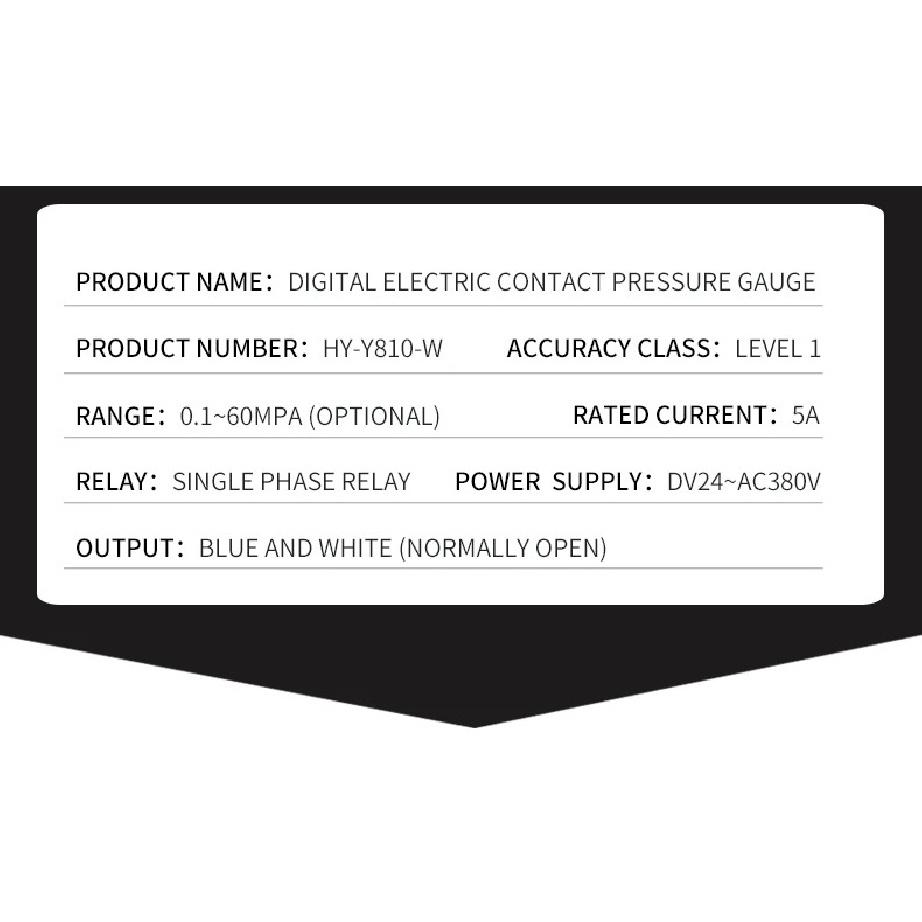 Digital Pressure Gauge Digital Intelligent Pressure Gauge Pump Negative Pressure Water Pressure Switch Controller AC220V 380V