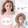 16pcs Hypo Allergy Screw Back Earrings 316L Stainless Steel Heart CZ Flower Butterfly Screw Stud Earrings Cute Hoop Earrings Set 20G for Women