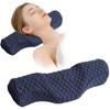 Neck Pillow Cervical Pillow Cylindrical Memory Foam Stiff Neck Pain Relief Sleeping Travel Bolster Pillow for Bed Back Sleepers