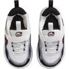 Nike Air Max Nova TD Белые Черные Красные Детские Кроссовки Университетский Красный FN4461-102
