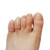 30Pcs Cushioning Decompression Toe Protector High Elastic Breathable Holes Clear Silicone Shockproof Toe Covers Foot Care Tool