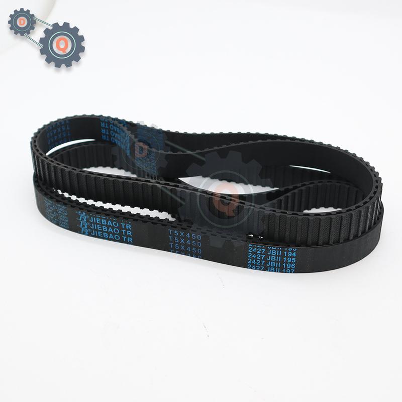 T5 Timing Belt Length 135mm to 475mm T5 Pitch 5mm Belt Width 10 15 20 25mm Synchronous Belts for CNC T5 Rubber Closed Loop Belt