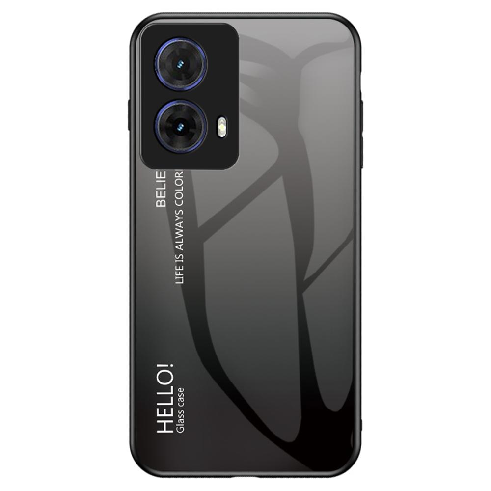 Чехол для Motorola Moto G85 5G/S50 Neo 5G Защита от царапин Закаленное стекло+ПК+ТПУ Чехол для телефона