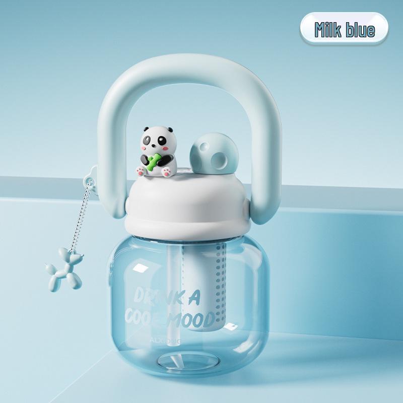 316 Stainless Steel Insulated Water Bottle with Double Spout and Tea Compartment