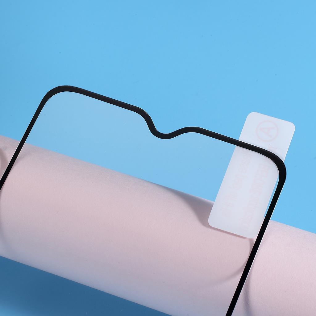 Протектор из закаленного стекла с полной печатью шелкографией (Полный клей) для OnePlus 7