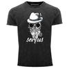 Прохладная забавная горячая винтажная рубашка Servus Skull Skull Unisex T-Shirt