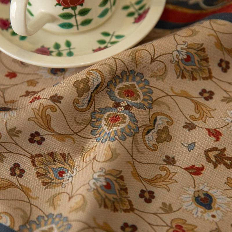 Vintage Table Runner Tassel Decoration Luxury Home Table Cloth TV Cabinet Doilies Tea Tablecloth Table Decoration Accessories