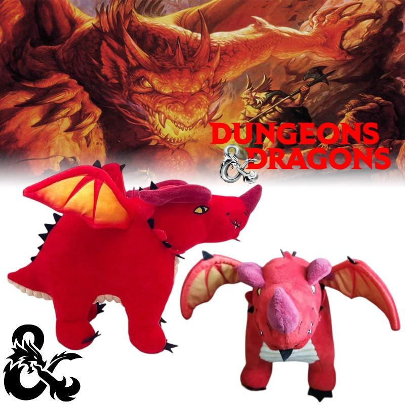 Плюшевая игрушка Красный Дракон из Dungeons & Dragons Идеальный подарок для фанатов!