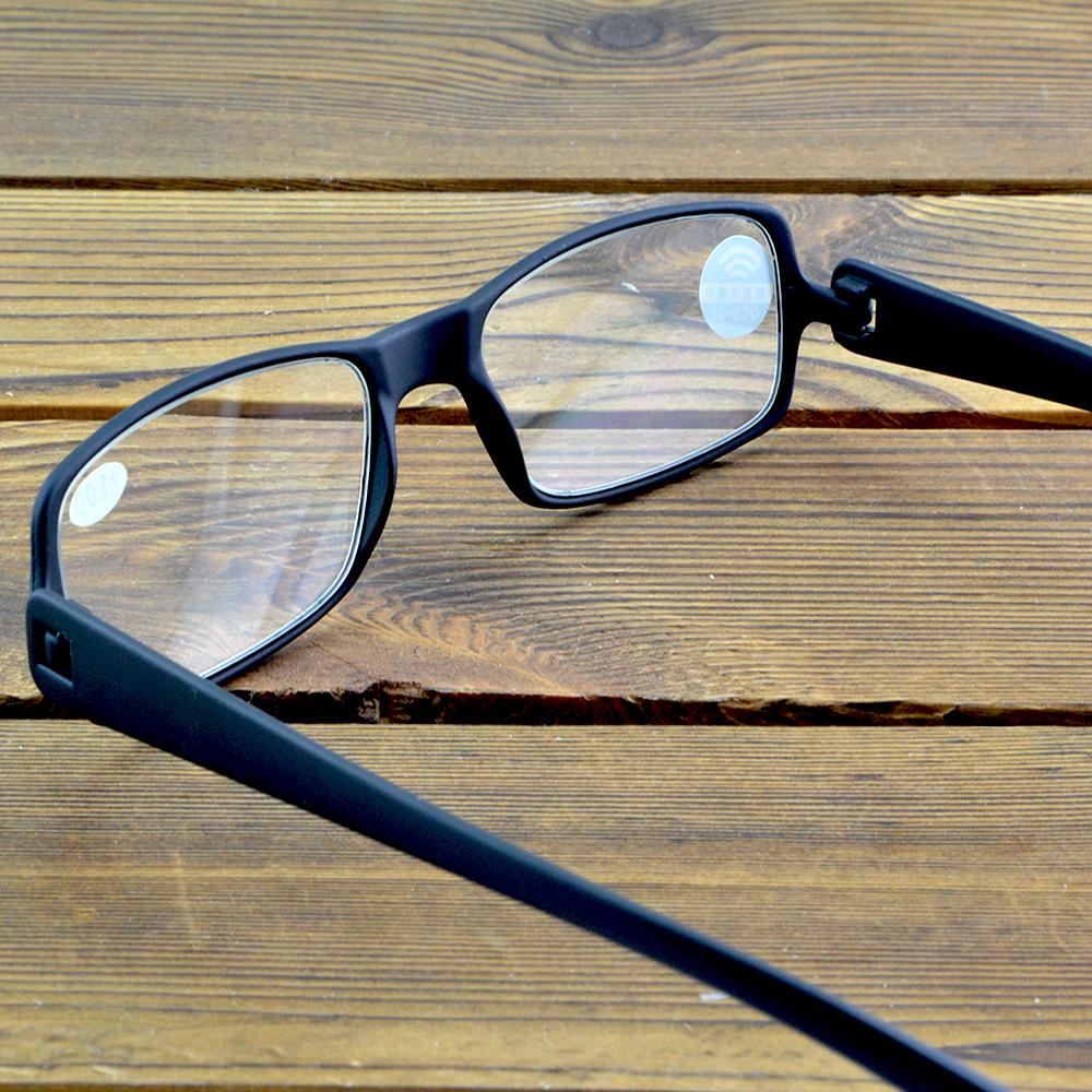 Очки для чтения унисекс с толстой квадратной оправой Clara Vida черного цвета +1 +1.5 +2 +2.5 +3 +3.5 +4