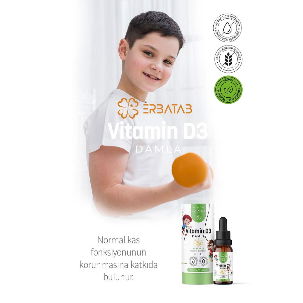 Витамин D3 детский 20 мл 400 МЕ капли