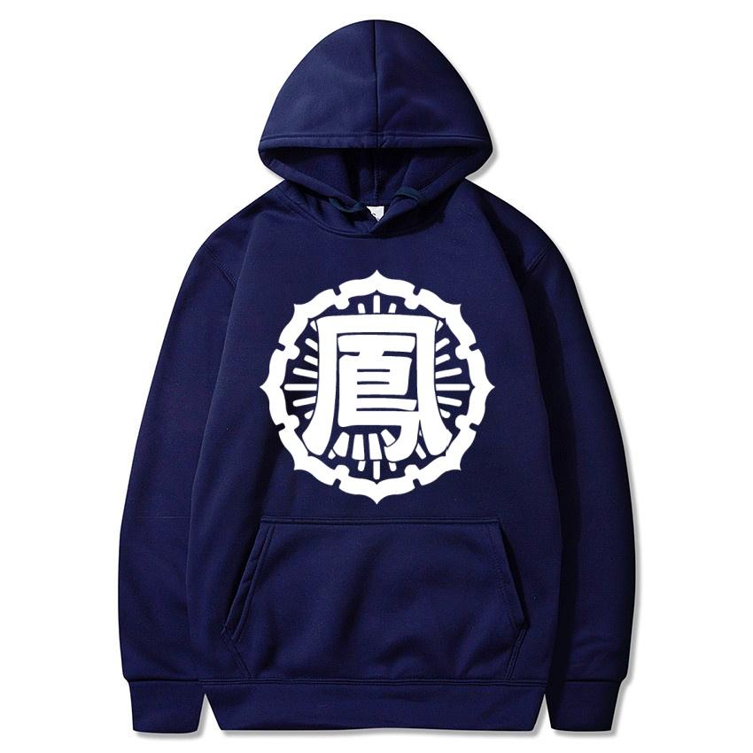 Осень и зима Толстовка флис Колледж с клубным принтом Модный уличный пуловер Мужская повседневная теплая толстовка с длинным рукавом