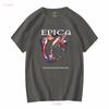Epica Band The Holographic Principle T Shirt Full Size S 5XL SO678 vintage Washed Comfortable homme Slightly Unisex