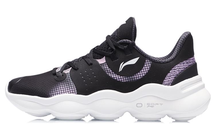 Women's Sneakers Li-Ning Casual Shoes Women's Low-top Black/Pink