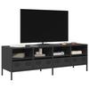 VidaXL TV Stand Black 135x39x43.5 Cm Cold-rolled Steel, TV Stand, TV Sideboard, Hi-fi Cabinet, TV Bench, Metal Cabinet, 851328
