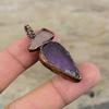 Африканский аметист грубый кулон розовый кварц грубый кулон гальванопластика медный кулон гальванопластика драгоценный камень ювелирные изделия подарок на помолвку для нее