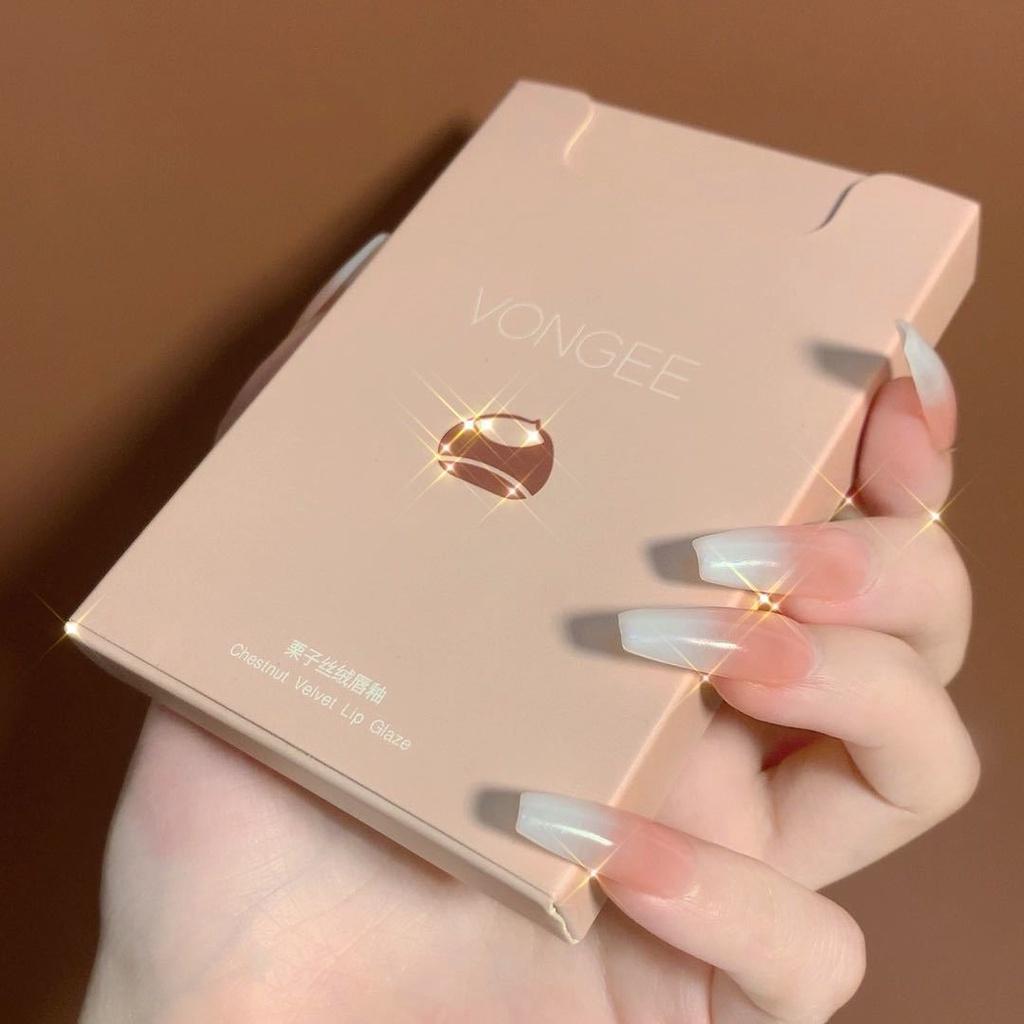 Набор Five Velvet Lip Glaze Matte Mist Top, водостойкая помада, естественно отбеливающая, увлажняющая и увлажняющая чашка с антипригарным покрытием, стойкая фиксация макияжа