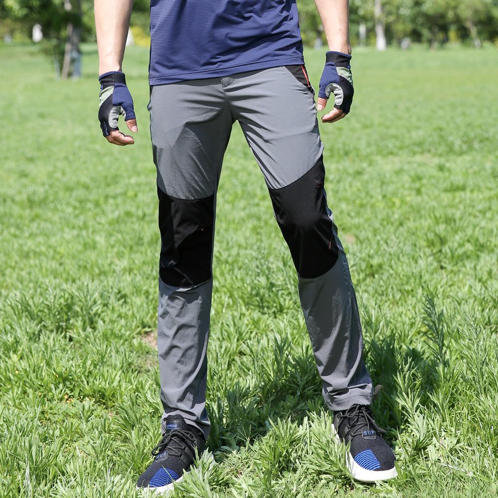 Мужские быстросохнущие ветрозащитные брюки для хайкинга - Тонкие, эластичные, дышащие, с защитой от солнца, больших размеров для занятий спортом на открытом воздухе и альпинизма.