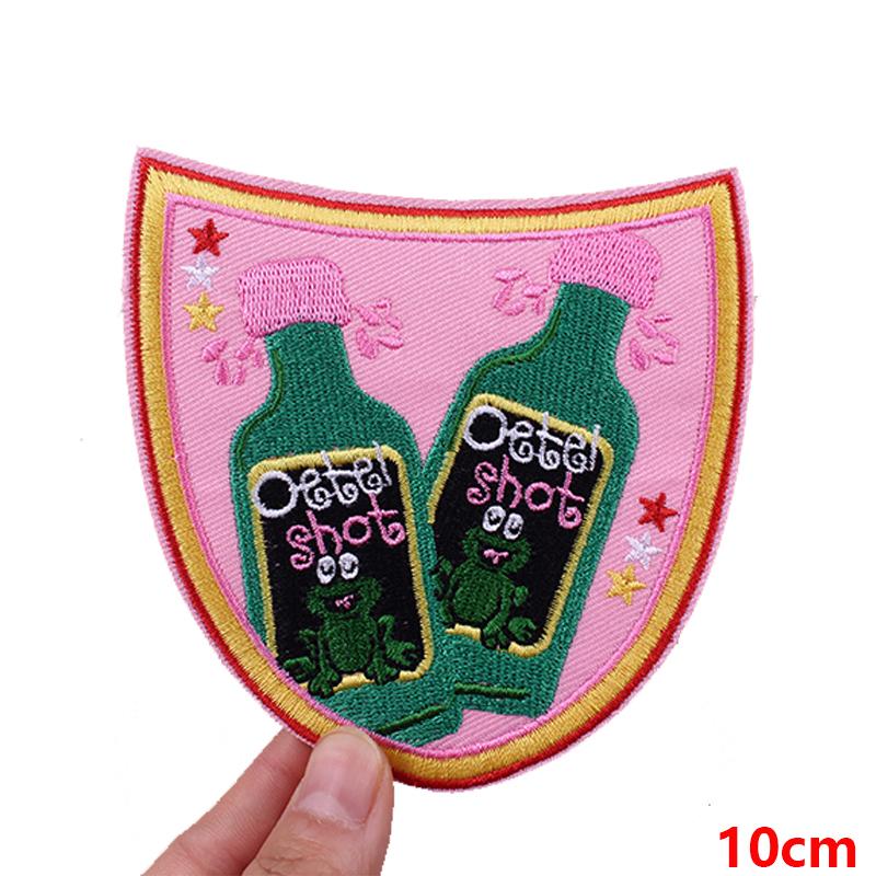 Netherland Oeteldonk Emblem Carnival Patch Embroidered Patches For Clothing Diy Frog Carnival Iron On Patches Celebration Gifts